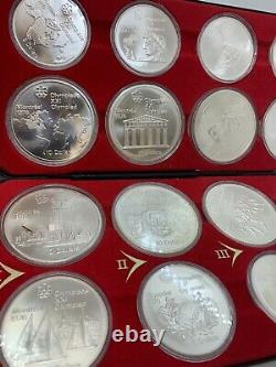 Canada 1976 Sterling Silver Olympic Coins Set 28pcs