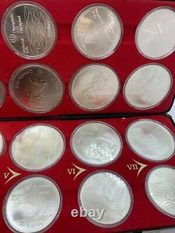 Canada 1976 Sterling Silver Olympic Coins Set 28pcs