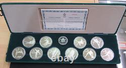 Canada 1988 Calgary Olympic Silver Maple SET'85'86 &'87 $20 coins