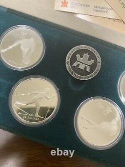 Canada 1988 Calgary Winter Olympics Proof 1 oz. 999Silver 10 Coin Set wCOAs