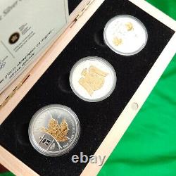 Canada 2009 Special Edition Olympic Silver 3-Coin Set Scarce