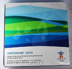 Canada 2010 Olympics Vancouver Proof Silver Coin Set 2237