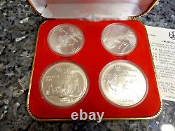 Canada Olympic 1973 Series I Geographic Set of 92.5% silver uncirculated coins