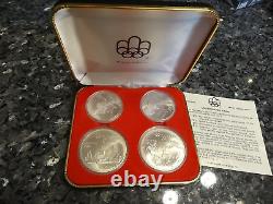 Canada Olympic 1973 Series I Geographic Set of 92.5% silver uncirculated coins