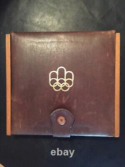 Canada Olympics SILVER $5 & $10 Gem BU Coin Set in Wood Boxes