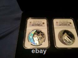 Canada Vancouver 2010 Winter Olympics $25 Silver Coins NGC PF69 Ultra Cameo