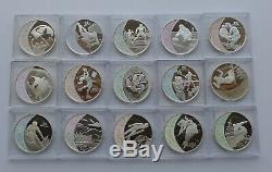 Canada Vancouver 2010 Winter Olympics Hologram Silver Coin Collection