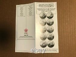 Canadian Coins 1985-1988 $20 Calgary Olympic Winter Games Sterling Silver Set