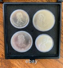 Canadian Montreal 1976 Olympic Sterling Silver 28 Coin Set