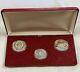 China 1980 Proof Silver 3 Coin Set For Winter Olympic Games- 30 Yuan's & 20 Yuan