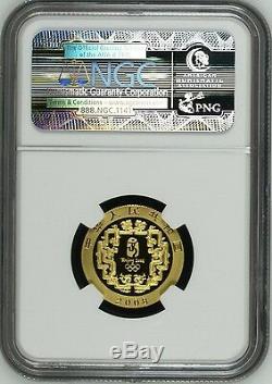 China 2008 Beijing Olympic Set 6 Gold Silver Coins Series I Children NGC PF68-70