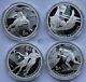 China 2020 Beijing 2022 The 24th Olympic Winter Games Silver Coin 4x15g 5 Yuan