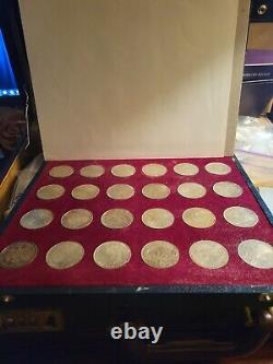 Complete 1972 Munich Olympic coin set 24 Uncirculated Silver Coins in 6 series