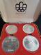 Complete Set 28 Montreal Olympics 925 Silver Coins 1976 In Box Canada