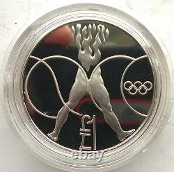 Cyprus 1988 Soul Olympics Pound Silver Coin, Proof
