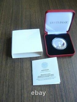 Estonia 2021 Tokyo Summer Olympic Games Silver Coin 8 Euro Proof in Box w Cert