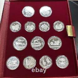 GEM BU PROOF 1980 USSR Moscow Olympics Proof Silver 28 Coin Set 20.24oz ASW