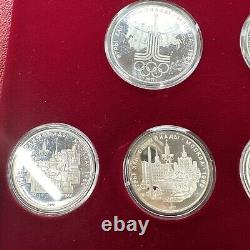 GEM BU PROOF 1980 USSR Moscow Olympics Proof Silver 28 Coin Set 20.24oz ASW