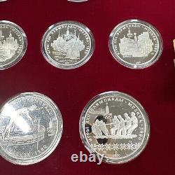 GEM BU PROOF 1980 USSR Moscow Olympics Proof Silver 28 Coin Set 20.24oz ASW