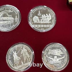 GEM BU PROOF 1980 USSR Moscow Olympics Proof Silver 28 Coin Set 20.24oz ASW