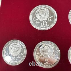 GEM BU PROOF 1980 USSR Moscow Olympics Proof Silver 28 Coin Set 20.24oz ASW