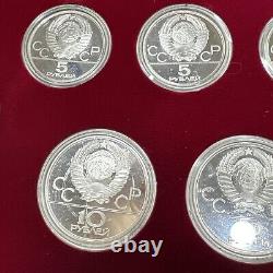 GEM BU PROOF 1980 USSR Moscow Olympics Proof Silver 28 Coin Set 20.24oz ASW