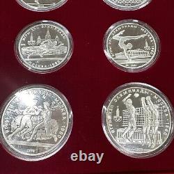 GEM BU PROOF 1980 USSR Moscow Olympics Proof Silver 28 Coin Set 20.24oz ASW