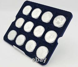 GREECE ATHEN OLYMPIC COIN SET 2004 PROOF SILVER 12 pcs