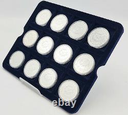 GREECE ATHEN OLYMPIC COIN SET 2004 PROOF SILVER 12 pcs