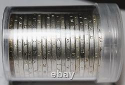 Gem Unc Roll (20) Mexico 1968 Silver Olympic 25 Peso CoinsExcellentFree Ship