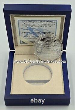 Greece 2024 Olympic Games 2004 Anniversary Silver Proof Coin