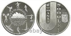 I560 Romania 5000 lei 2000 Australia Sydney Olympic Games pattern unissued coin