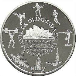 I560 Romania 5000 lei 2000 Australia Sydney Olympic Games pattern unissued coin