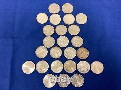 LOT (25) 1972 Germany 10 Deutsche Mark. 625 SILVER Coins Munich Olympic Games