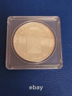 Lebanon 10 Livres 1980 Lake Placid Olympics Coin Silver Proof Unc