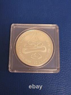 Lebanon 10 Livres 1980 Lake Placid Olympics Coin Silver Proof Unc