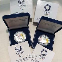 Limited Tokyo 2020 Olympic & Paralympic Games 1000 yen Silver Proof Coin SET