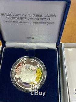 Limited Tokyo 2020 Olympic Paralympics Commemoration 1000 Yen Silver Proof Coin