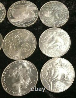 Lot of 15 1972 Munich Olympics German 10 Mark Olympic Coins