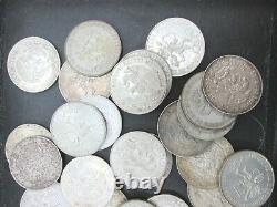 Lot of 50 1968 MEXICO 25 Pesos Olympic Coin. 720 SILVER COINS Q3L5