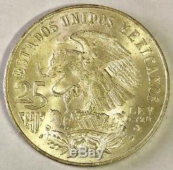 Mexico Lot of 100 Silver Coins 1968 Mexican Silver 25 Pesos Olympics ASW. 5209