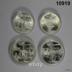 Montreal Olympic 1973 4 Choice Bu (2) $5 (2) $10 Coin Set 4.33 Troy Oz #10919