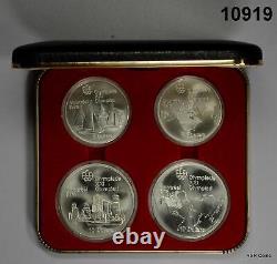 Montreal Olympic 1973 4 Choice Bu (2) $5 (2) $10 Coin Set 4.33 Troy Oz #10919