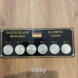 Munich Olympic Commemorative Silver Coin Medal Cup