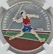 Ngc Ms70 Afghanistan 1998 Javelin Sports Coin Top Pop? Sydney Olympics Colorized