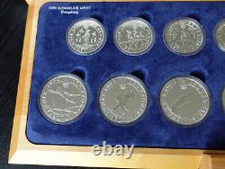 Norway Lillehammer Winter Olympics 1994 Silver Coin Set