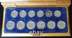 Norway Lillehammer Winter Olympics 1994 Silver Coin Set