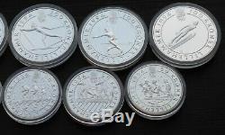 Norway Lillehammer Winter Olympics 1994 Silver Coin set 50-100kr