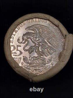 ORIGINAL ROLL (x20) 1968 Mexico Olympic 25 Peso 0.720 Fine Silver Coins