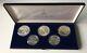 Original Xxii Olympics Moscow 1980 Silver Russia Coins Collection Box Set Rare